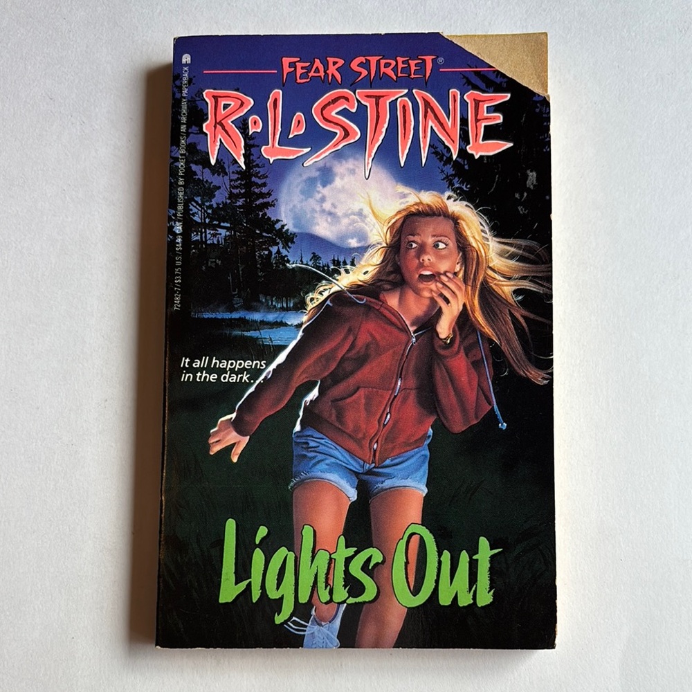 Vintage Fear Street Lights Out Book by RL Stine Paperback